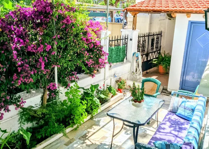 House With Garden In Of Rhodes