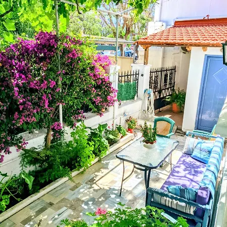 House With Garden In Of Rhodes